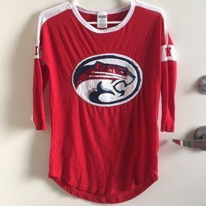 University of Houston Sequin Top. Size: XS